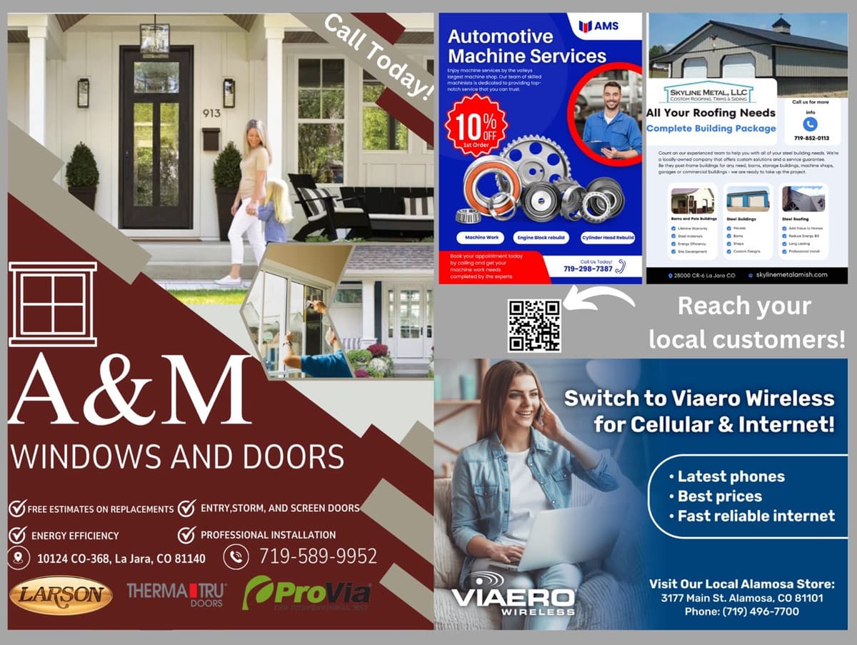 Example Ad Placements - Back